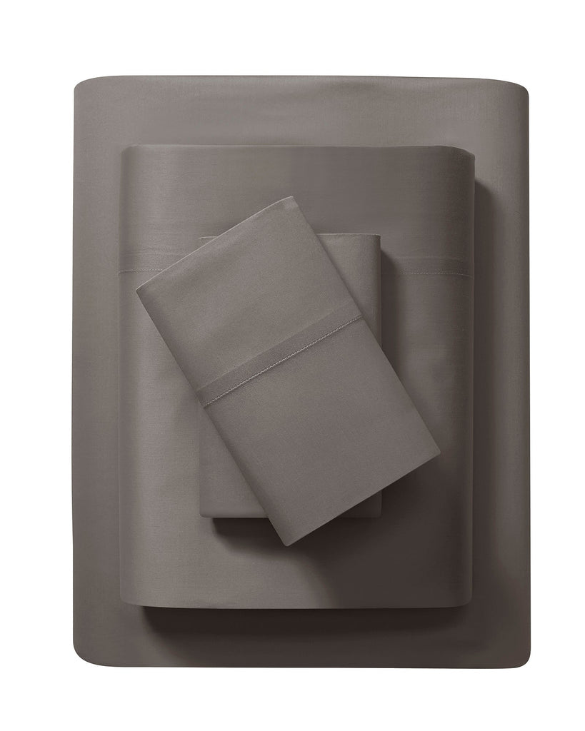 Organic Cotton Sateen Sheets, 300 Thread Count, Gray Color